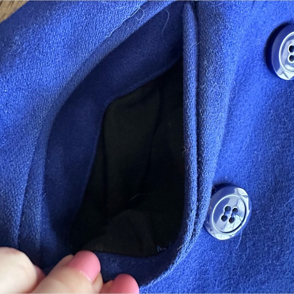 Vintage Thinsulate Blue Peacoat- Size Small - Picture 4 of 8